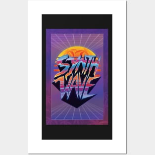 "Synthwave 2.0" 1980's Outrun style poster Posters and Art